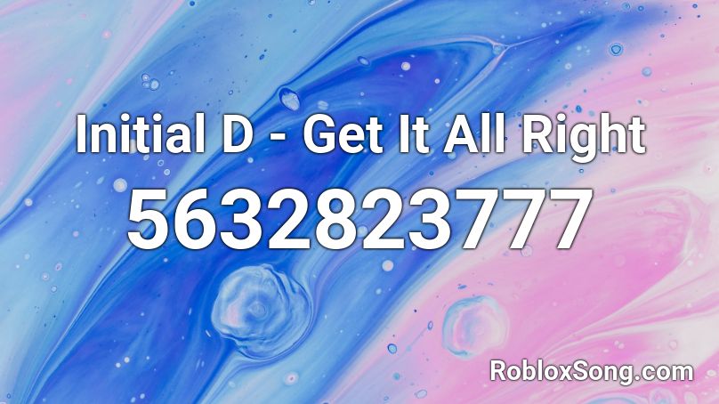 Initial D Get It All Right Roblox Id Roblox Music Codes - initial d mashup roblox id