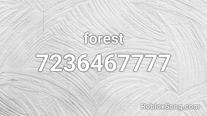 forest Roblox ID