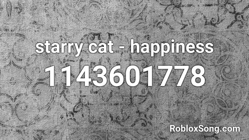 starry cat - happiness Roblox ID