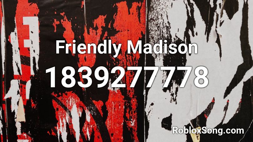 Friendly Madison Roblox ID