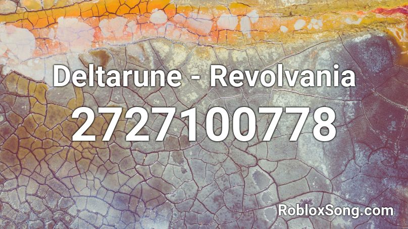 Deltarune - Revolvania Roblox ID