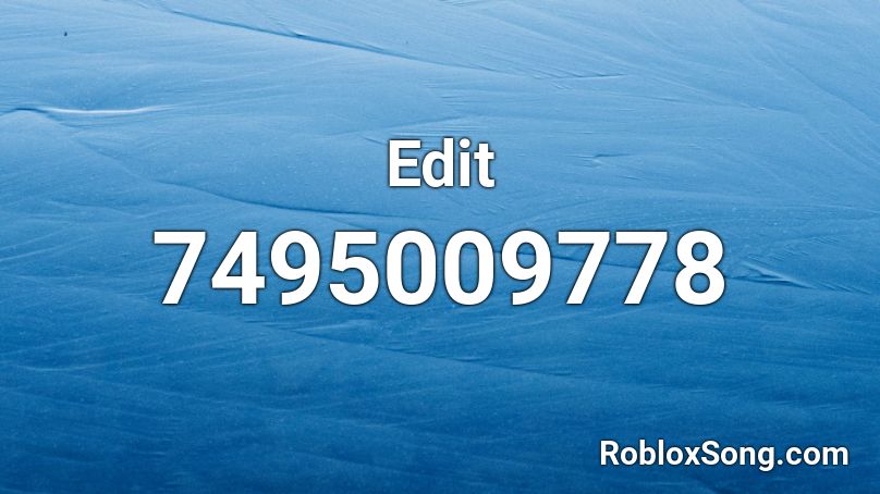 Edit Roblox ID