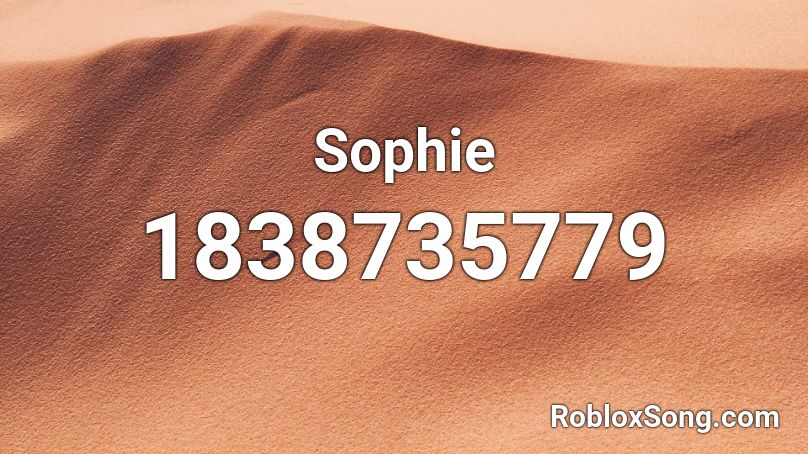 Sophie Roblox ID