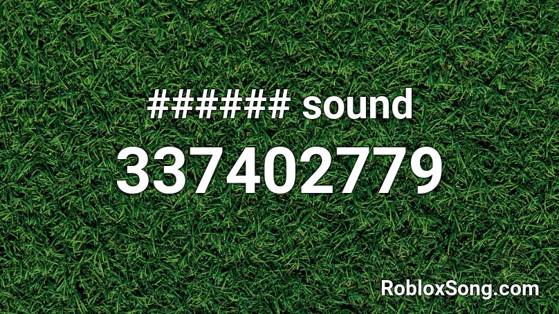 ###### sound Roblox ID