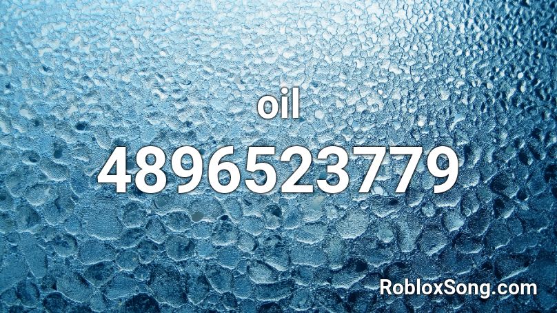 oil Roblox ID