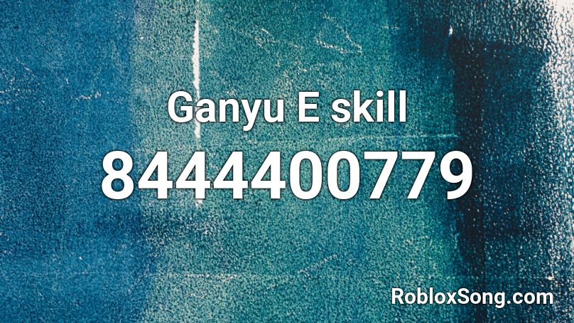 Ganyu E skill Roblox ID