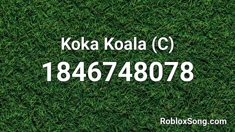 Koka Koala (C) Roblox ID