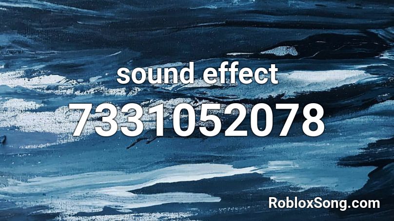 sound effect Roblox ID