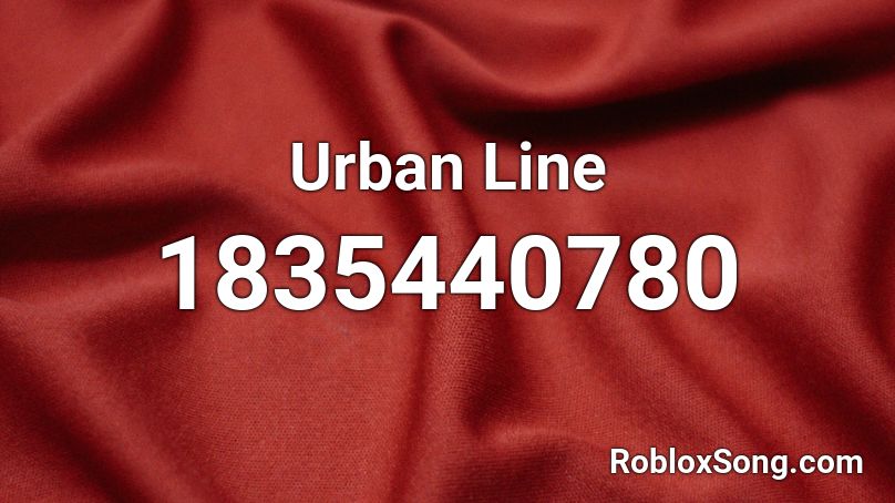 Urban Line Roblox ID