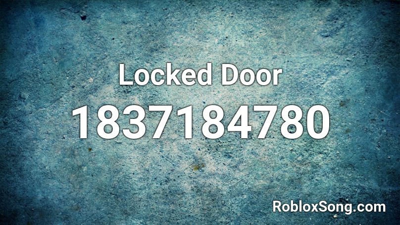 Locked Door Roblox ID