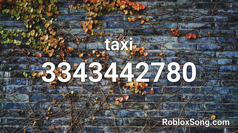 taxi Roblox ID