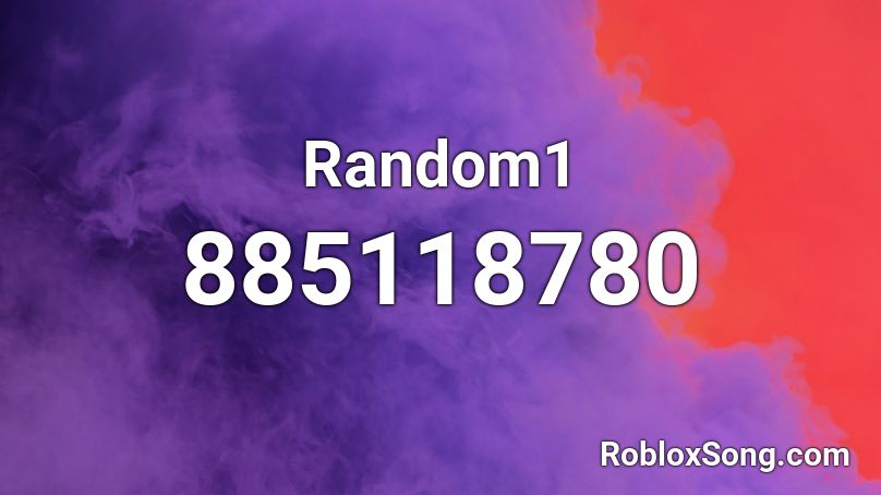 Random1 Roblox ID