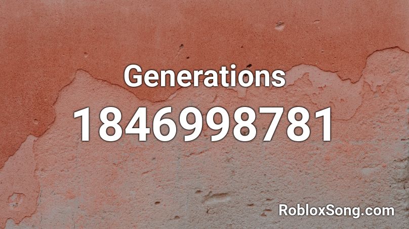 Generations Roblox ID