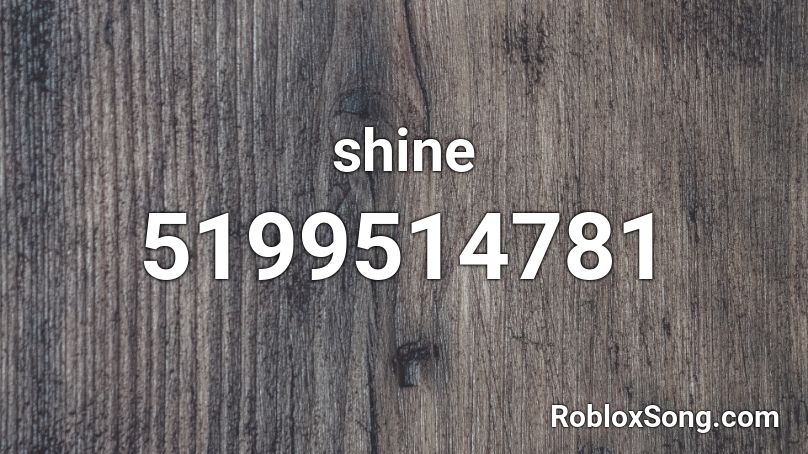 shine Roblox ID