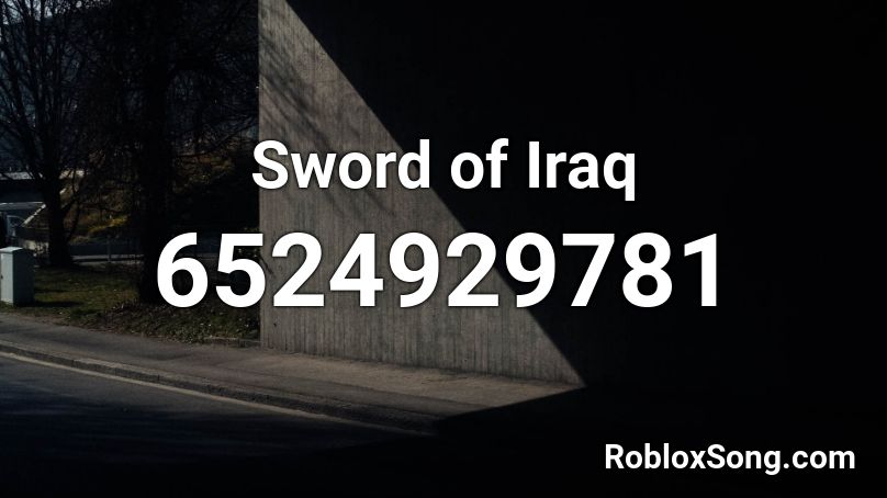 Sword of Iraq Roblox ID