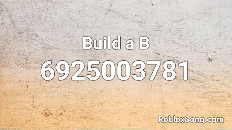 Build A B Roblox Id Roblox Music Codes - i built a friend roblox id code