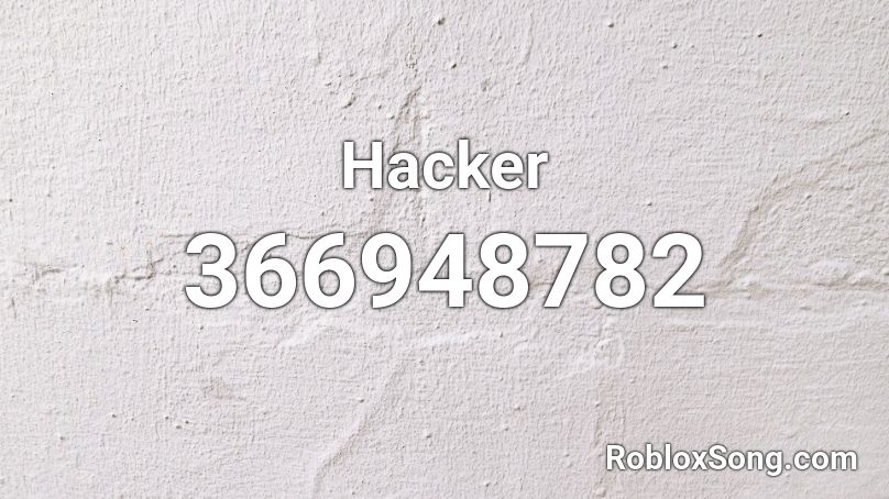 Hacker Roblox ID