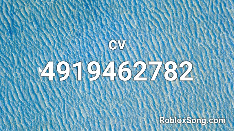 cv Roblox ID