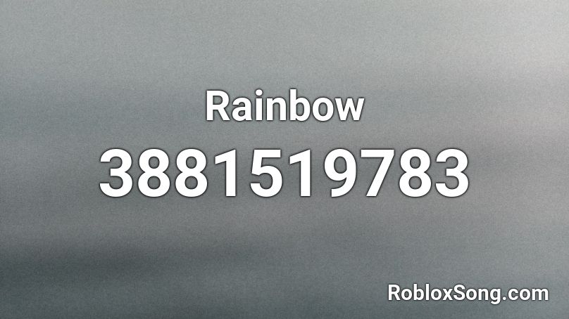 Rainbow Roblox ID