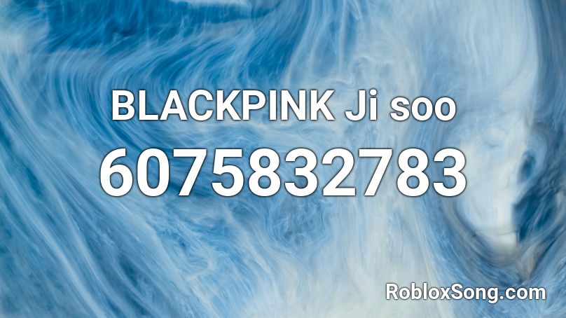 BLACKPINK Ji soo Roblox ID