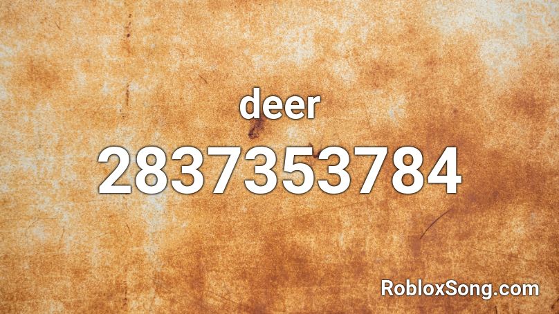 deer Roblox ID