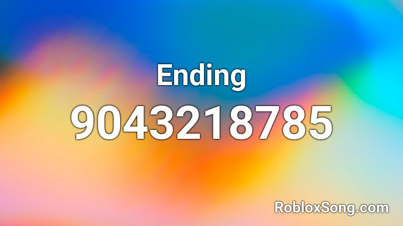 Ending Roblox ID