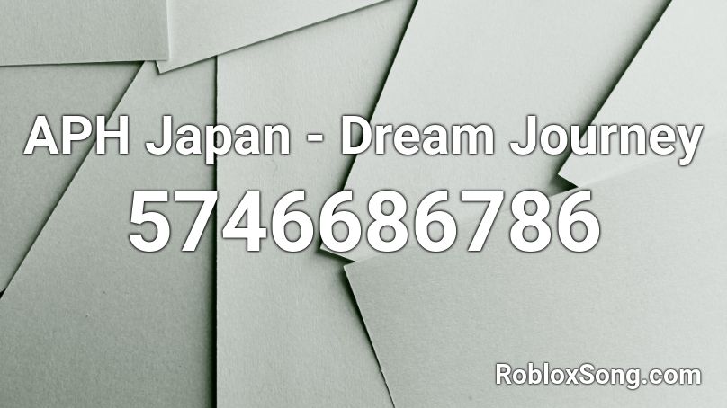 APH Japan - Dream Journey Roblox ID