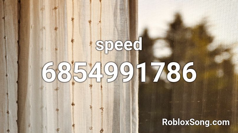 speed Roblox ID