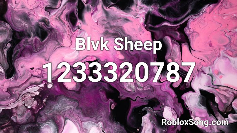 Blvk Sheep Roblox ID