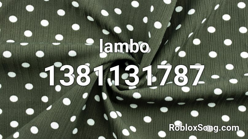 lambo Roblox ID