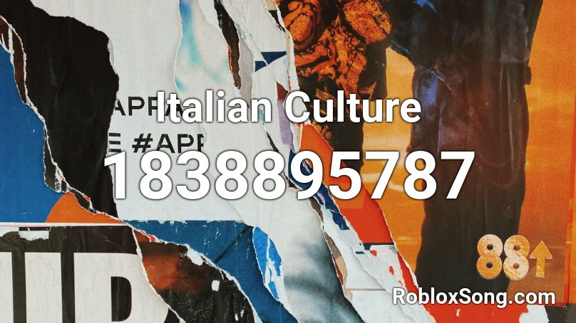 Italian Culture Roblox ID