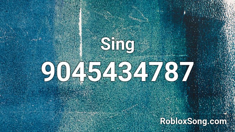 Sing Roblox ID