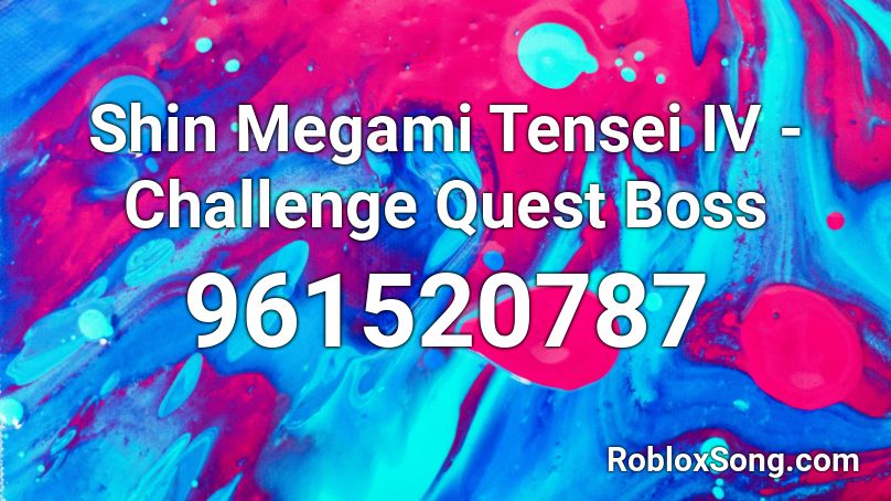 Shin Megami Tensei IV - Challenge Quest Boss Roblox ID