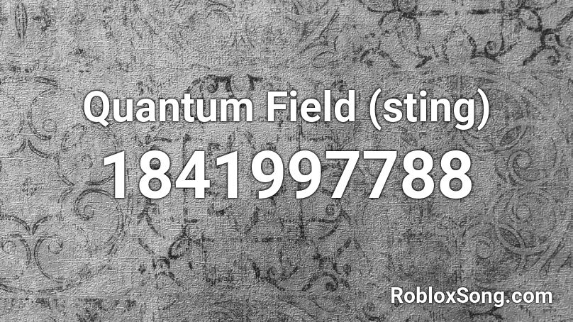 Quantum Field (sting) Roblox ID