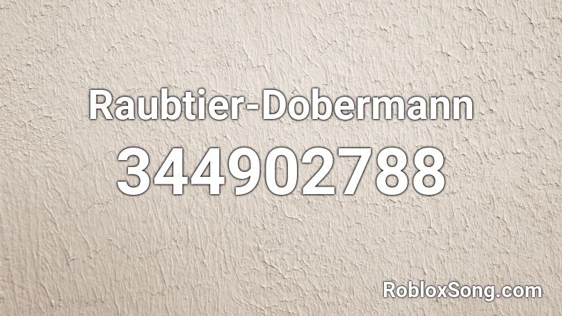 Raubtier-Dobermann Roblox ID