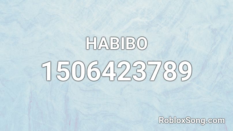 HABIBO Roblox ID