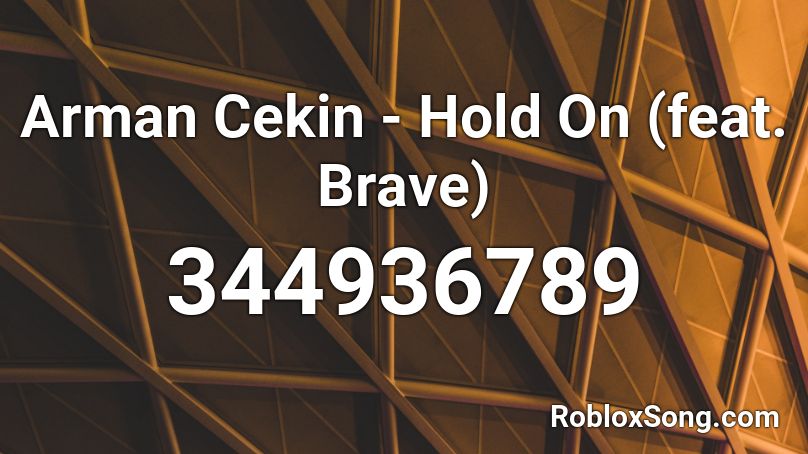 Arman Cekin - Hold On (feat. Brave) Roblox ID