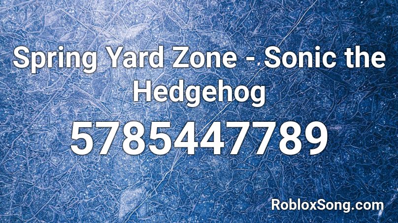 Spring Yard Zone Sonic The Hedgehog Roblox Id Roblox Music Codes - sonic spring yard zone roblox id