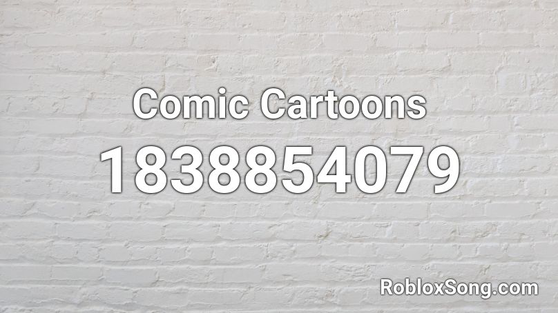 Comic Cartoons Roblox ID