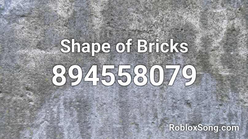 Shape of Bricks Roblox ID
