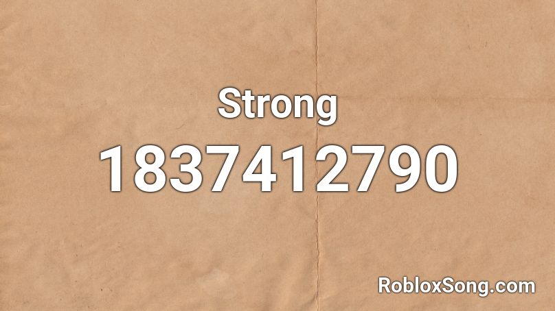 Strong Roblox ID