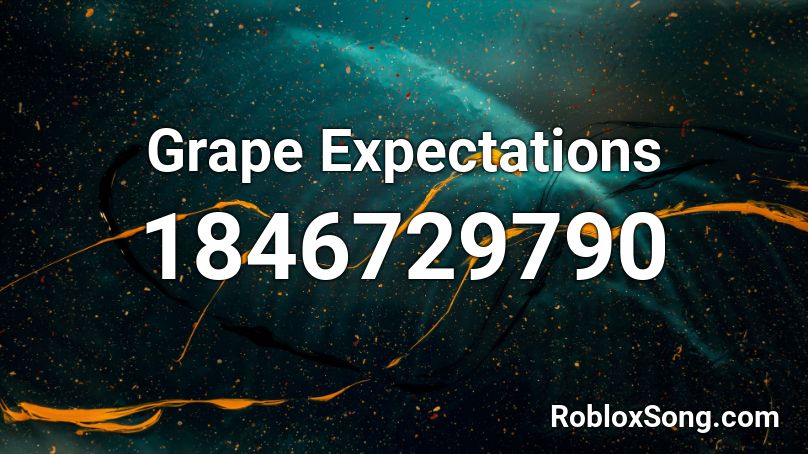 Grape Expectations Roblox ID