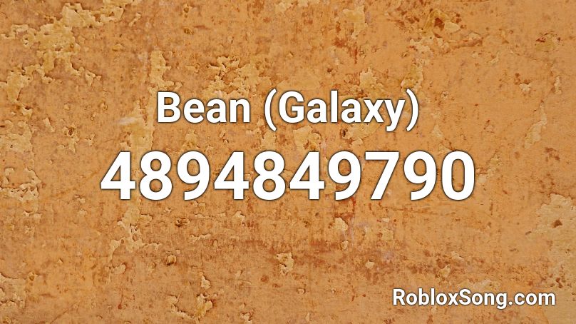 Bean (Galaxy) Roblox ID