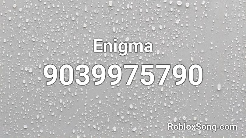 Enigma Roblox ID
