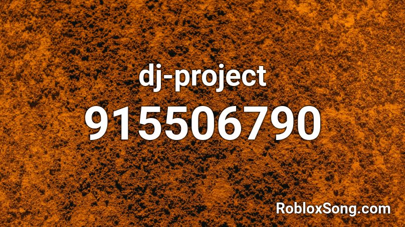 dj-project Roblox ID