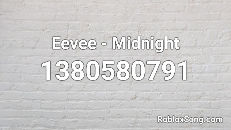 Eevee - Midnight Roblox ID