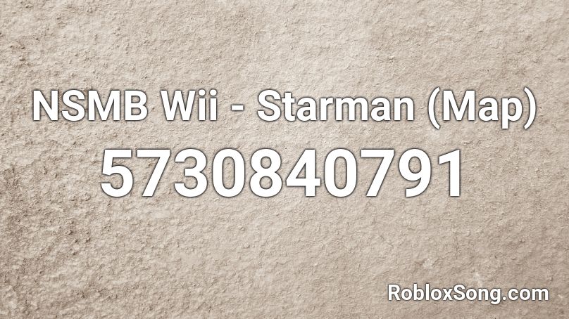 NSMB Wii - Starman (Map) Roblox ID