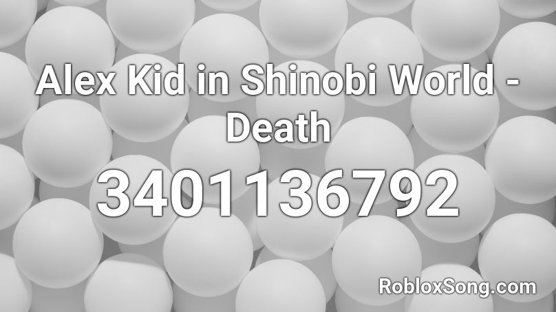 Alex Kid in Shinobi World - Death Roblox ID