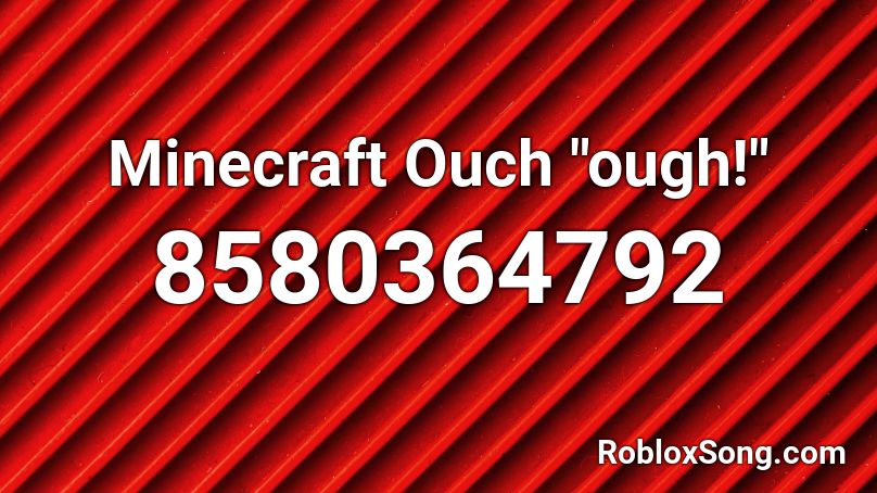 Minecraft Ouch 