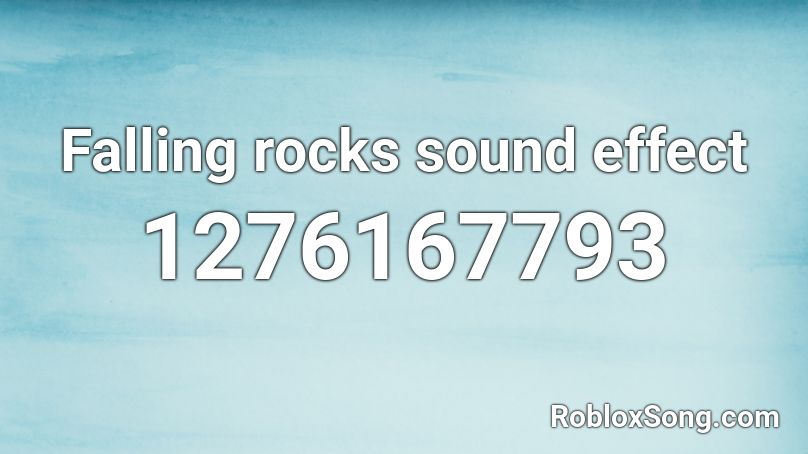 Rock Moving Sound Effect Roblox ID - Roblox music codes